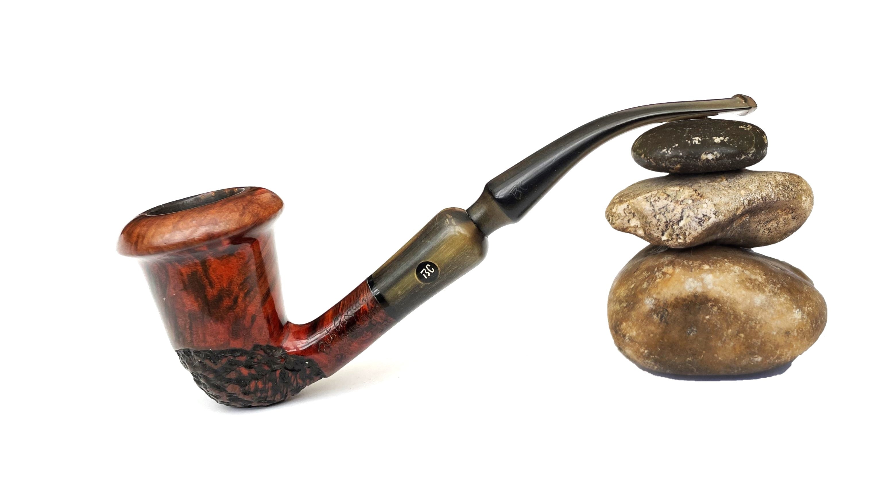 Butz Choquin  Maître Pipier Horn Shank Extension Calabash