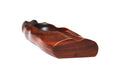 Hand-Carved Solid Wood Single Pipe Rest & Integrated Ashtray