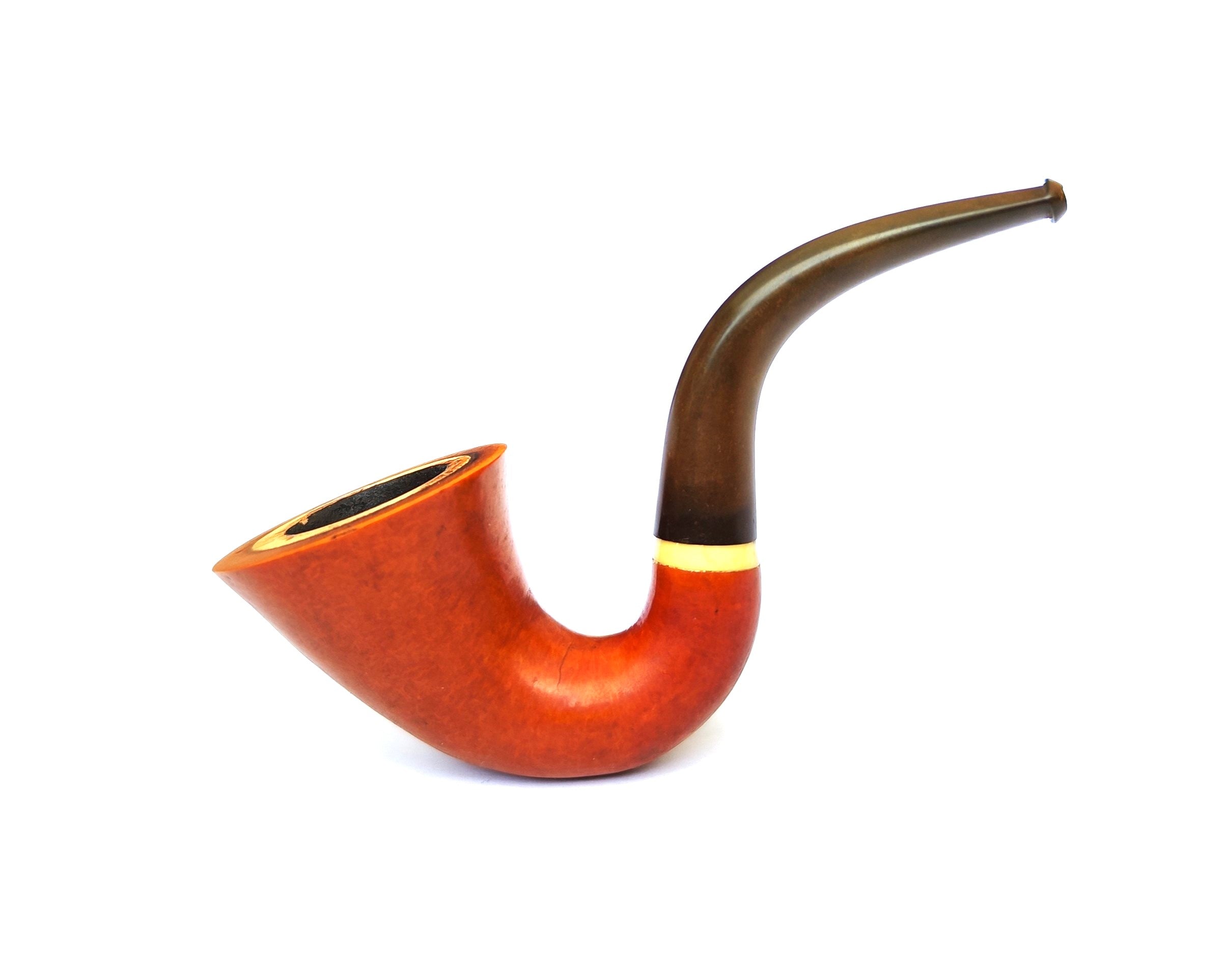 Rare Gourd Calabash Estate Pipe – Meerschaum Bowl – Sherlock Holmes Style