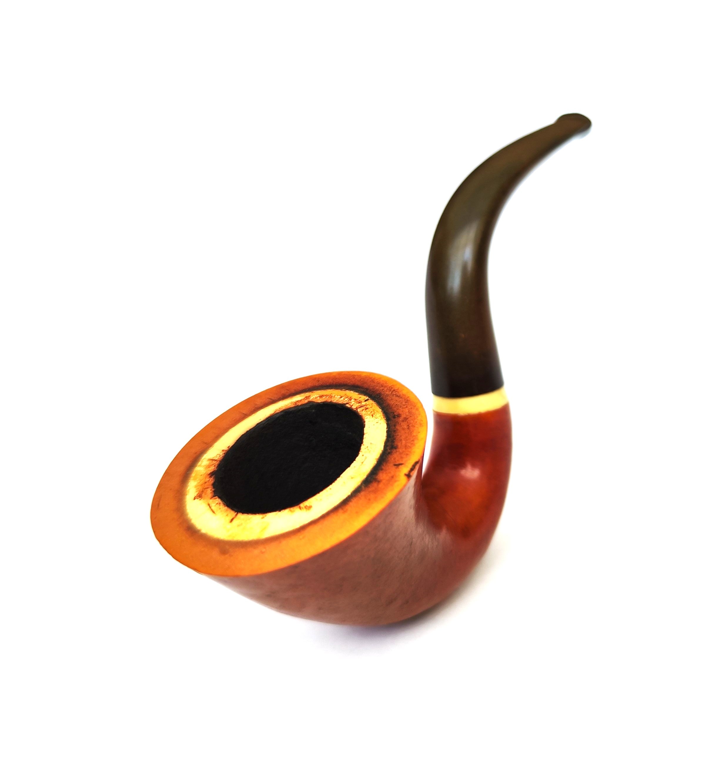 Rare Gourd Calabash Estate Pipe – Meerschaum Bowl – Sherlock Holmes Style