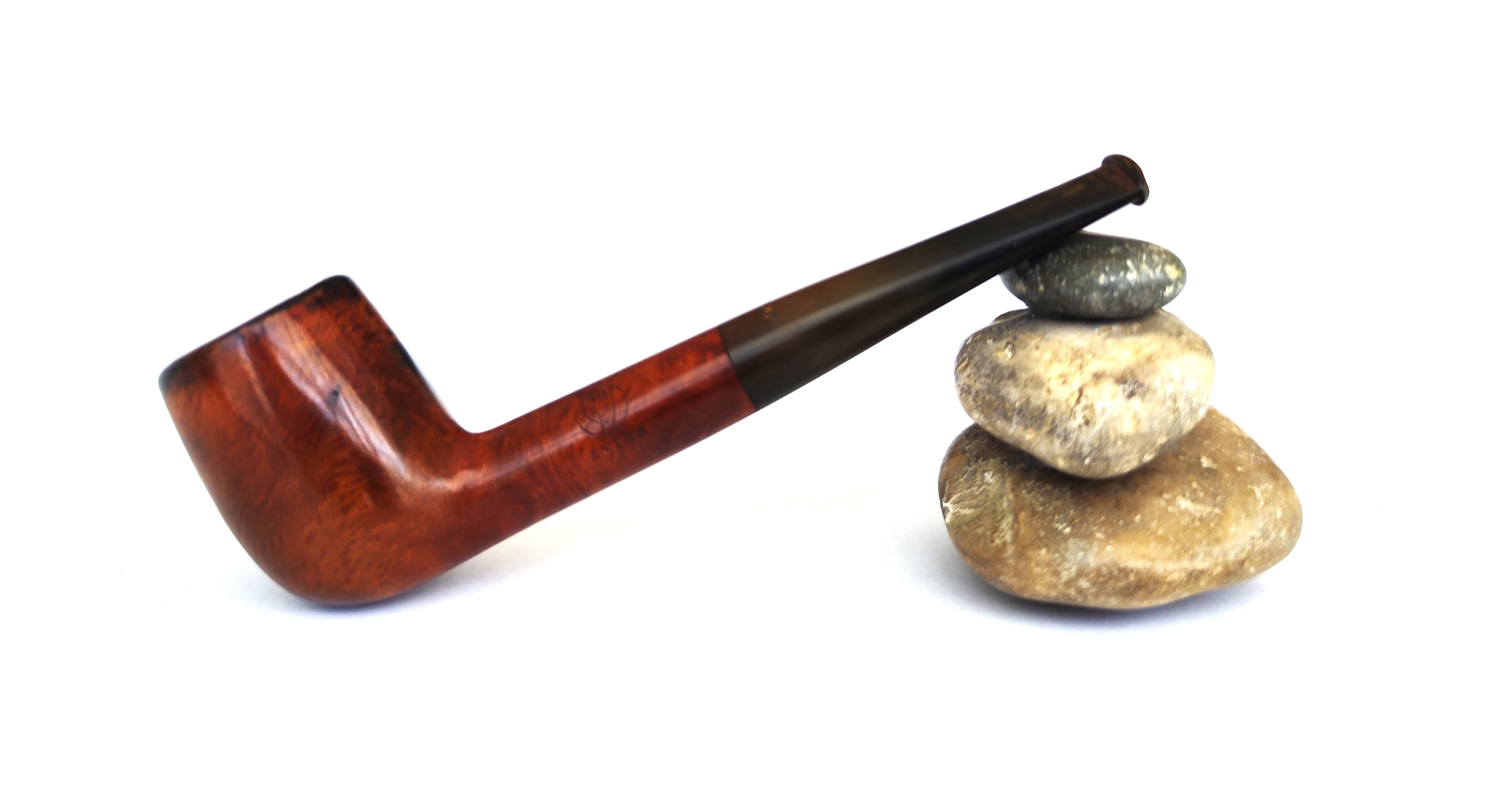 Early Vintage "Extra" (By Comoy's) Twin Bore (136) – Classic Billiard Estate Pipe