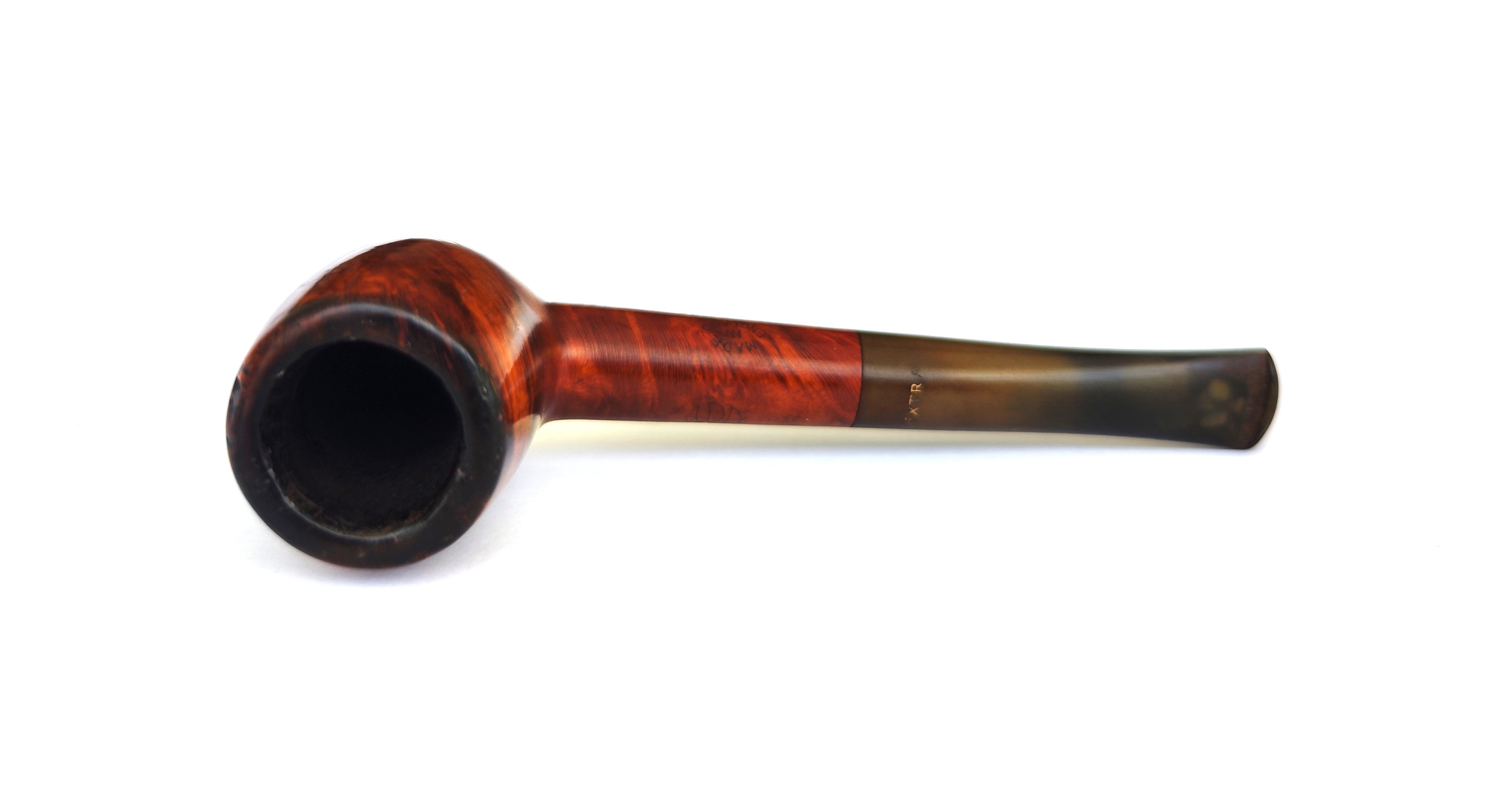 Early Vintage "Extra" (By Comoy's) Twin Bore (136) – Classic Billiard Estate Pipe