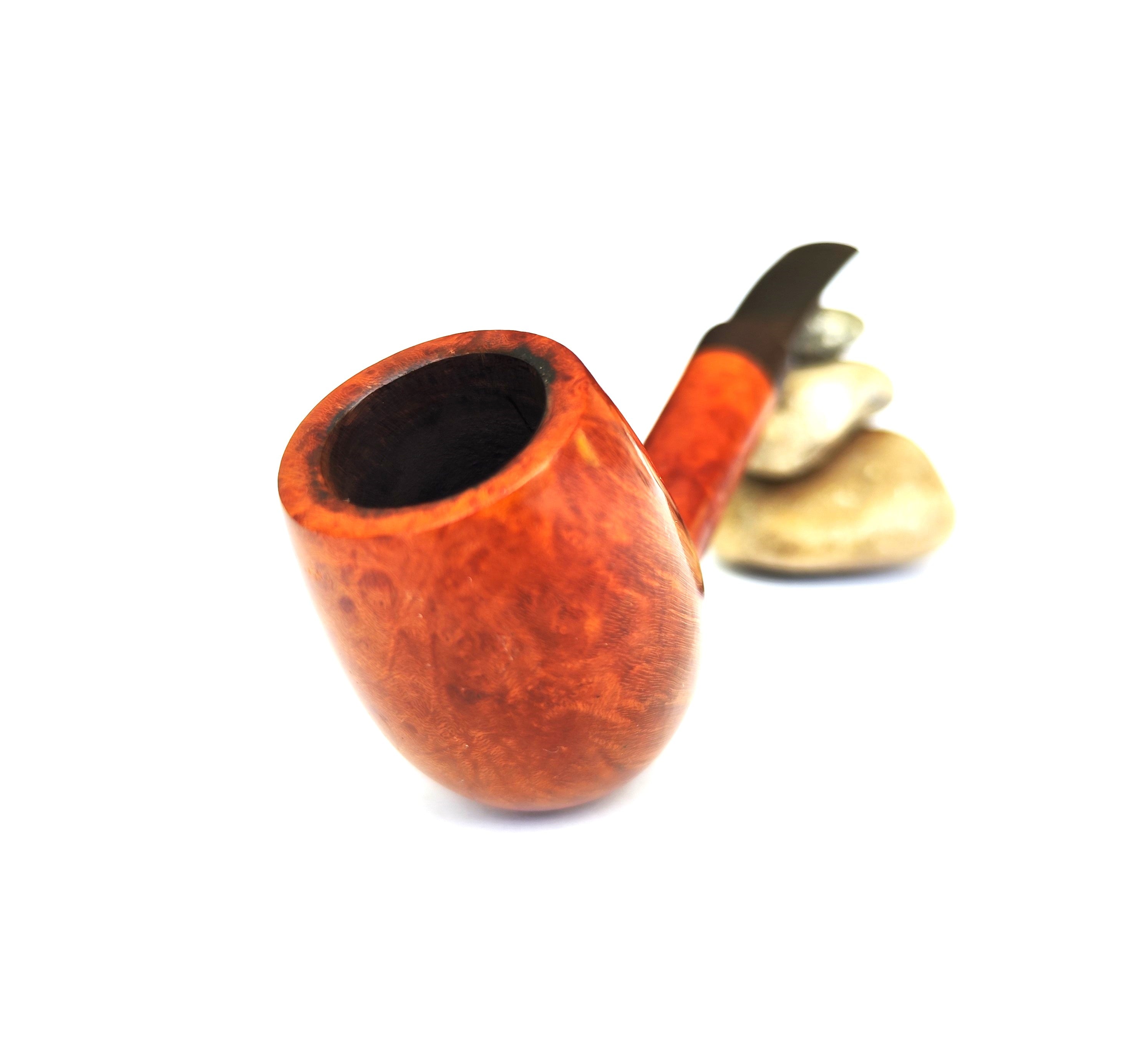 Paul Guilland "Maître Pipier" – Large Freehand Canted Egg Estate Pipe