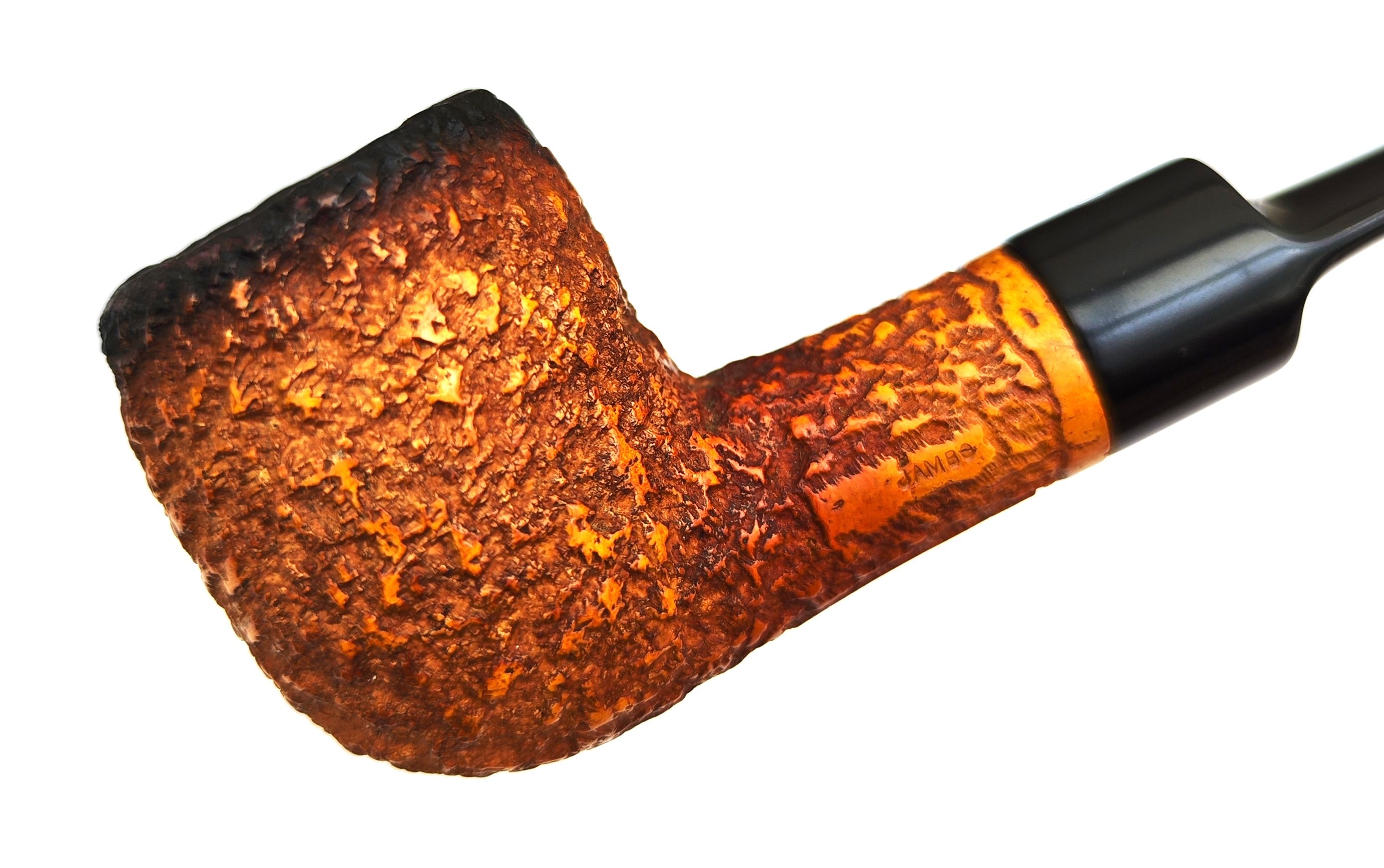 Jambo Genuine African Block Meerschaum - Rustic Saddle Billiard