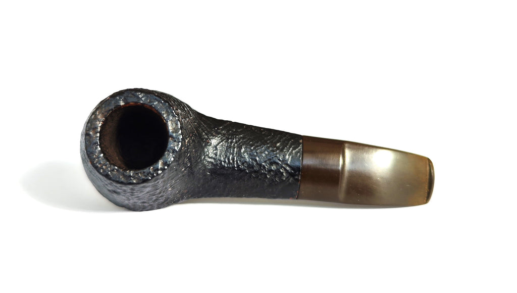 Polo Dinghy Sandblast Oval Shank Volcano Estate Pipe
