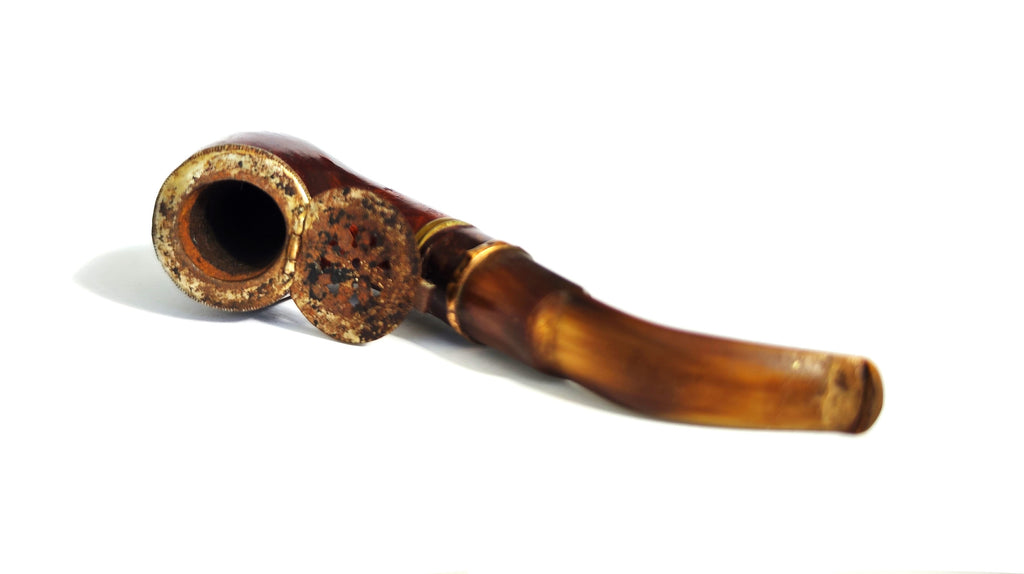 Bayle Val d’Isere (704) – Heritage Horn & Cherrywood Bent Billiard Estate Pipe