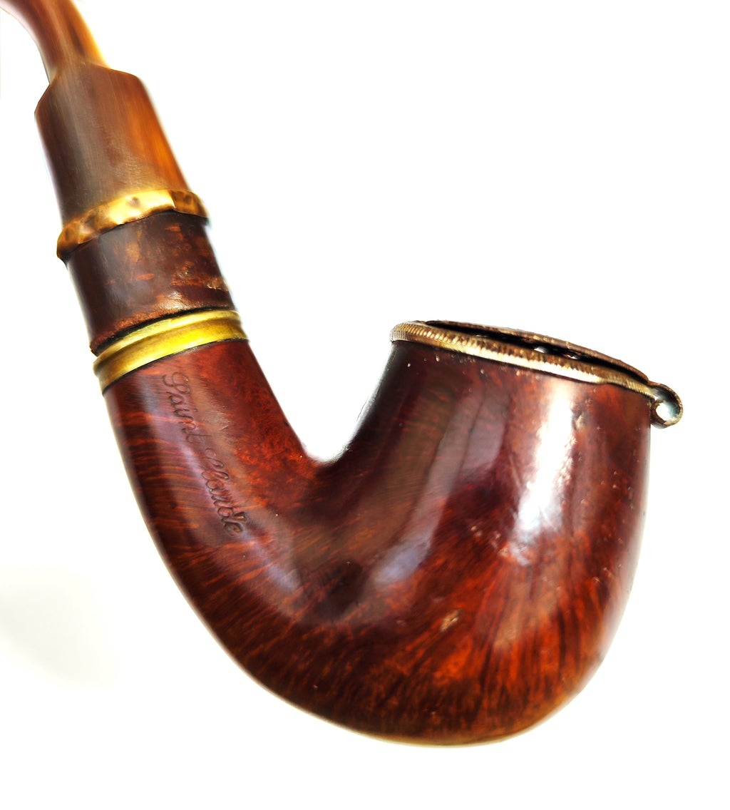 Bayle Val d’Isere (704) – Heritage Horn & Cherrywood Bent Billiard Estate Pipe