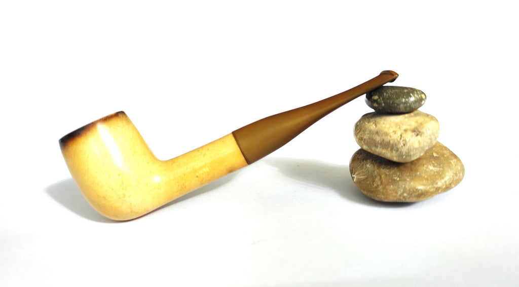 Jambo African Block Meerschaum - Unplayed Billiard Estate Pipe