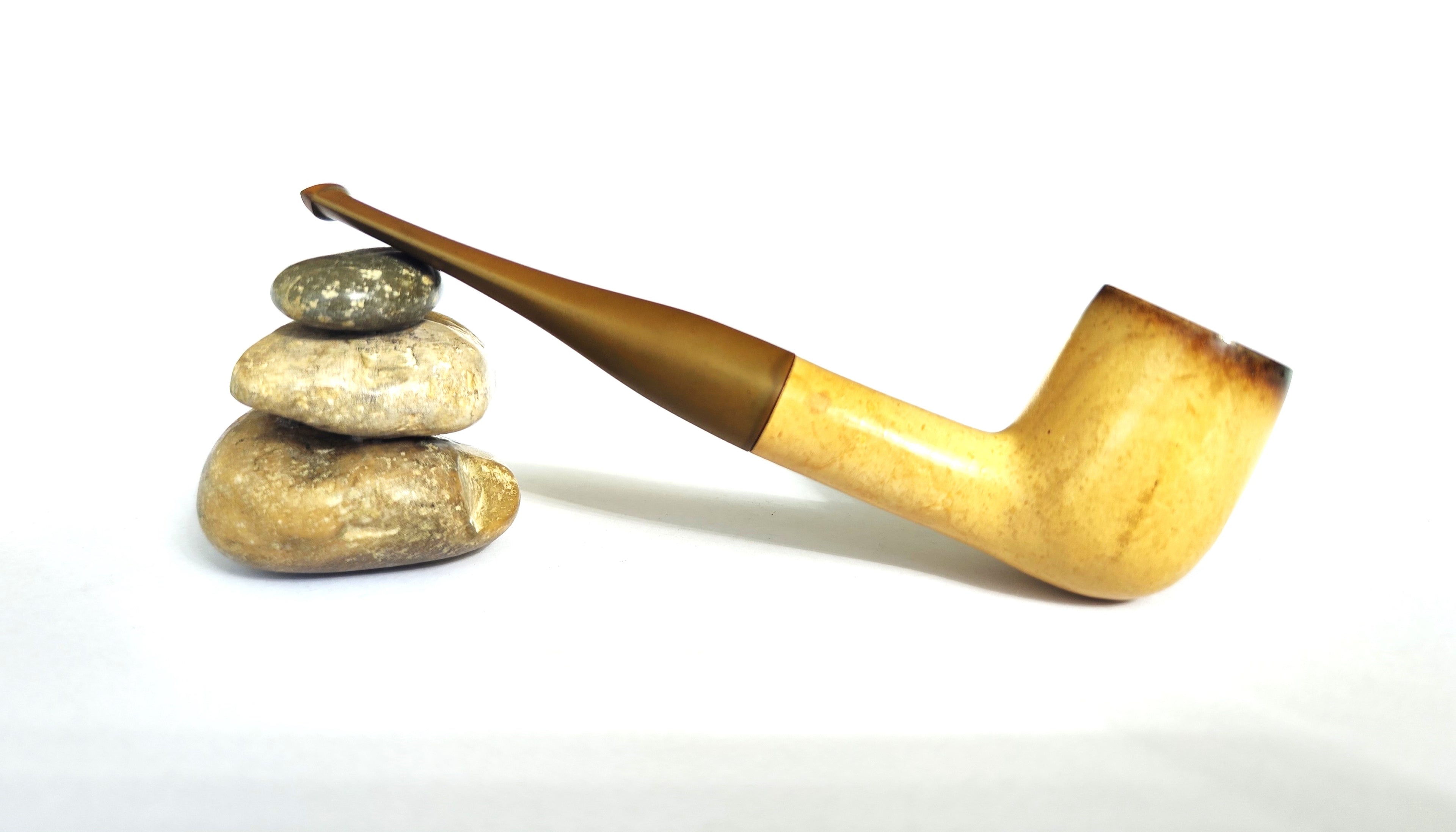 Jambo African Block Meerschaum - Unplayed Billiard Estate Pipe