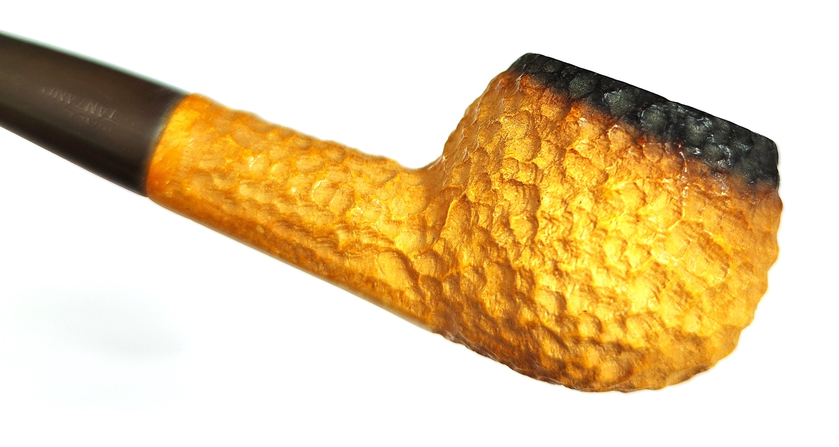 African Block Meerschaum – Rustic Prince Estate Pipe