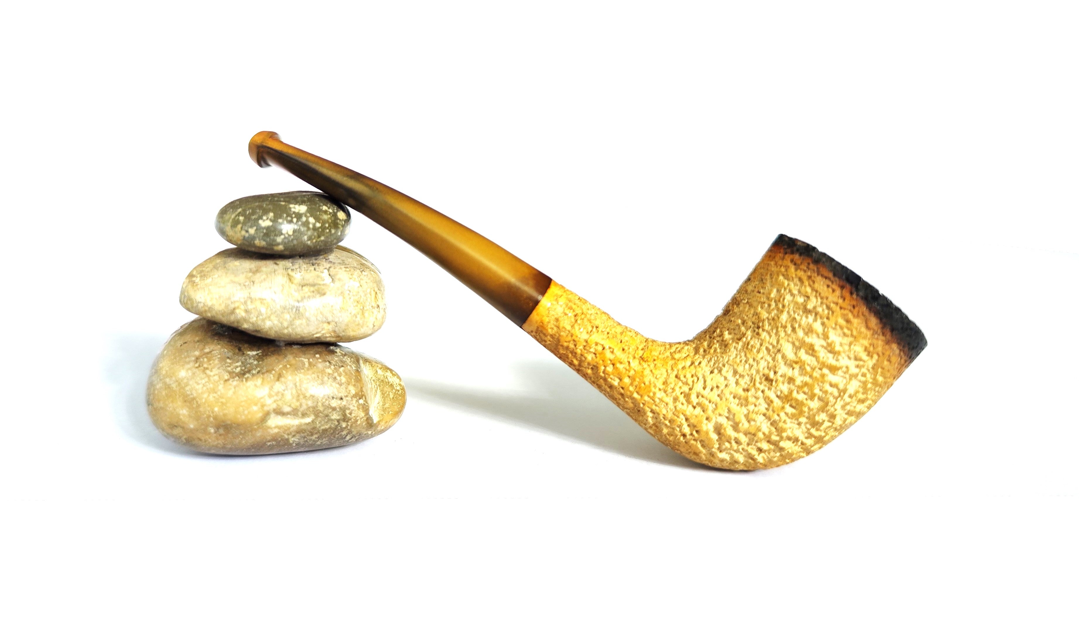 Vintage African Block Meerschaum – Rustic Zulu Estate Pipe