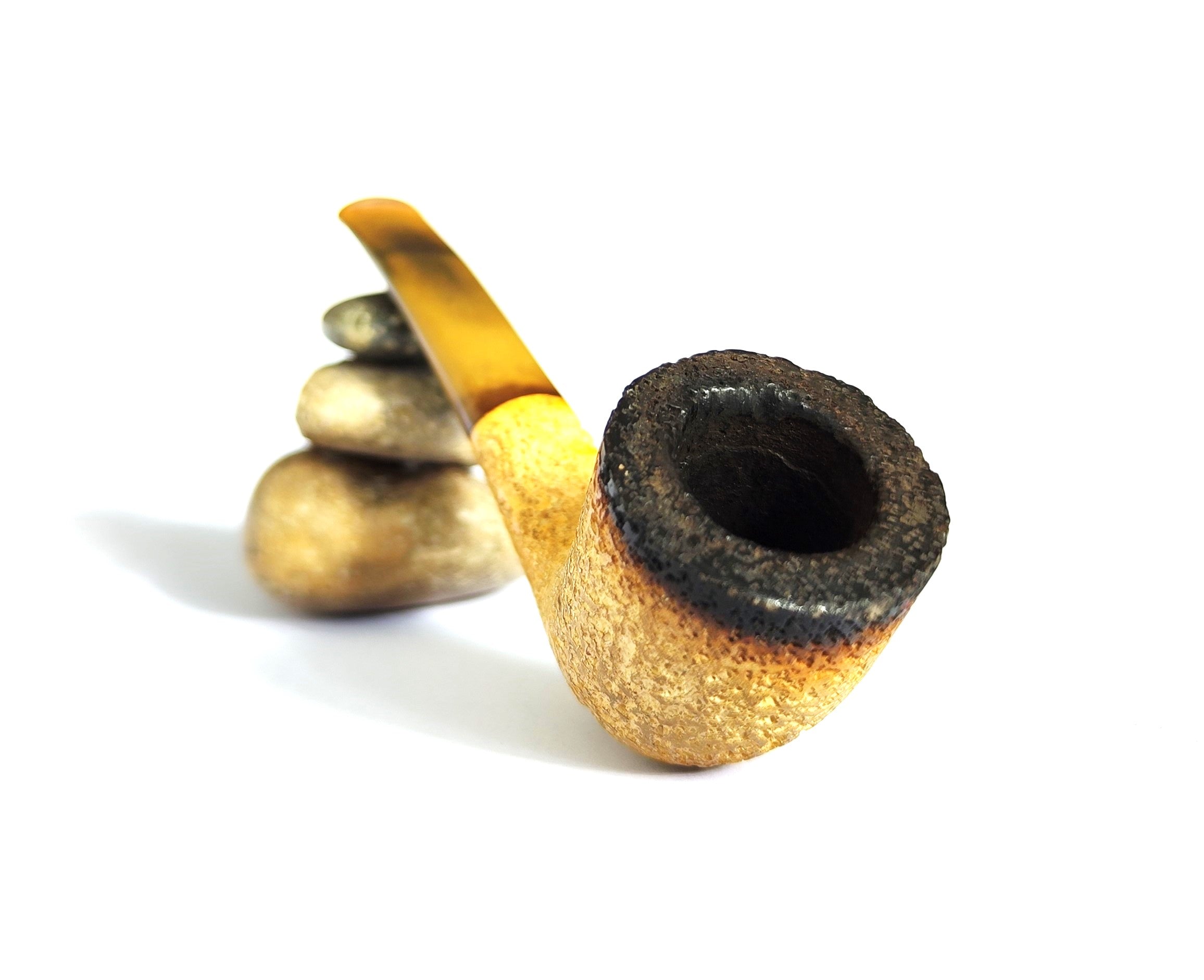 Vintage African Block Meerschaum – Rustic Zulu Estate Pipe