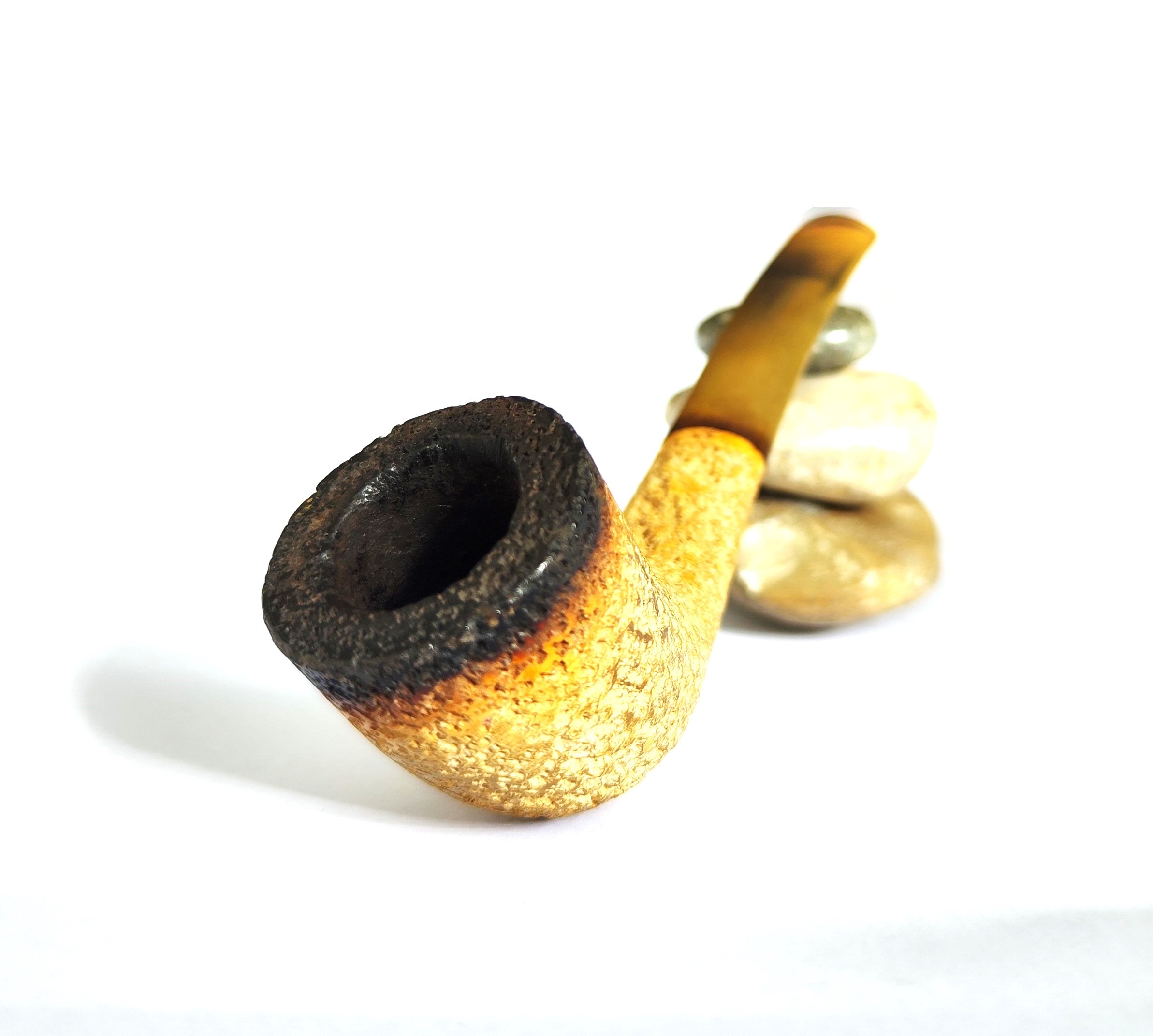Vintage African Block Meerschaum – Rustic Zulu Estate Pipe