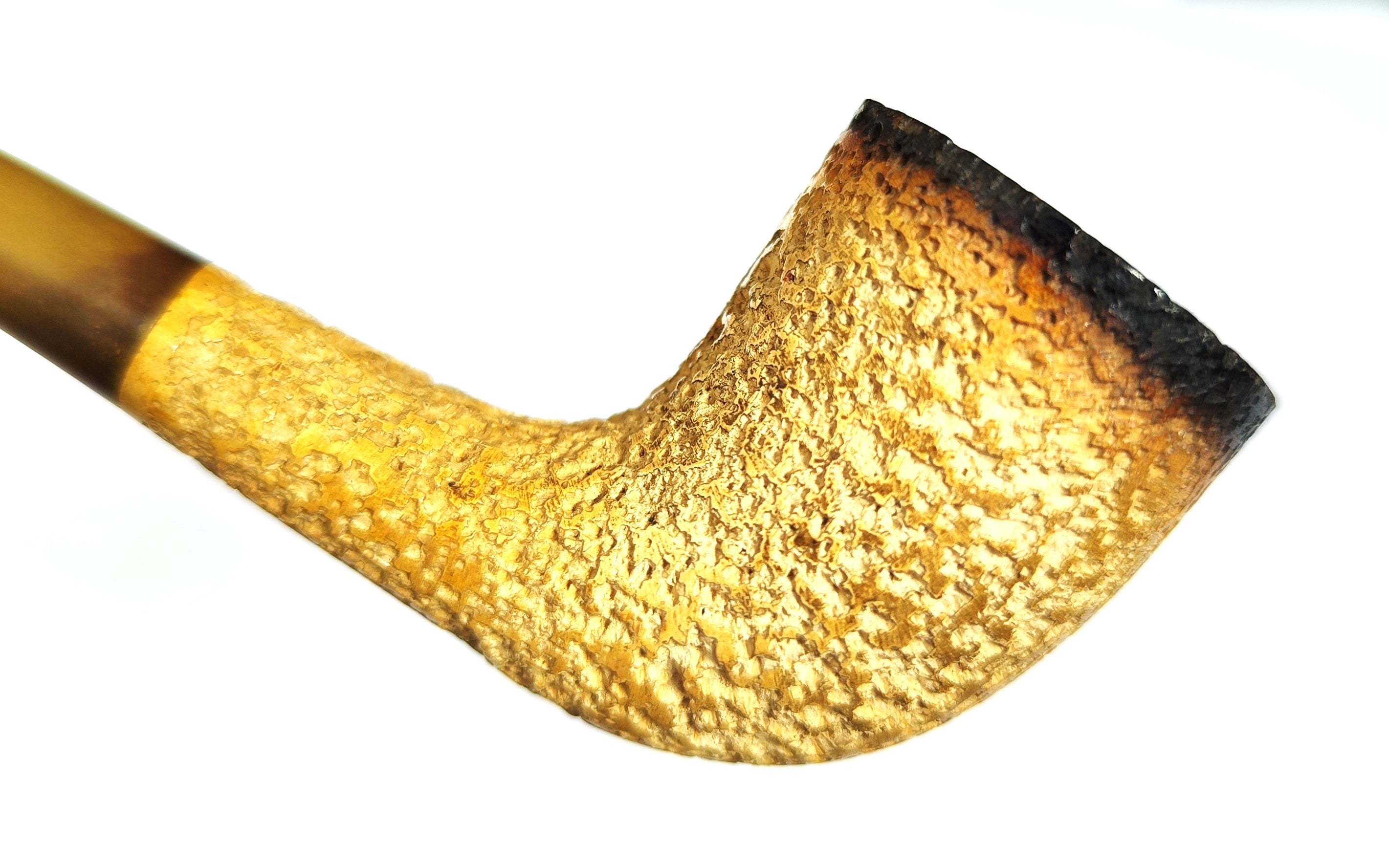 Vintage African Block Meerschaum – Rustic Zulu Estate Pipe