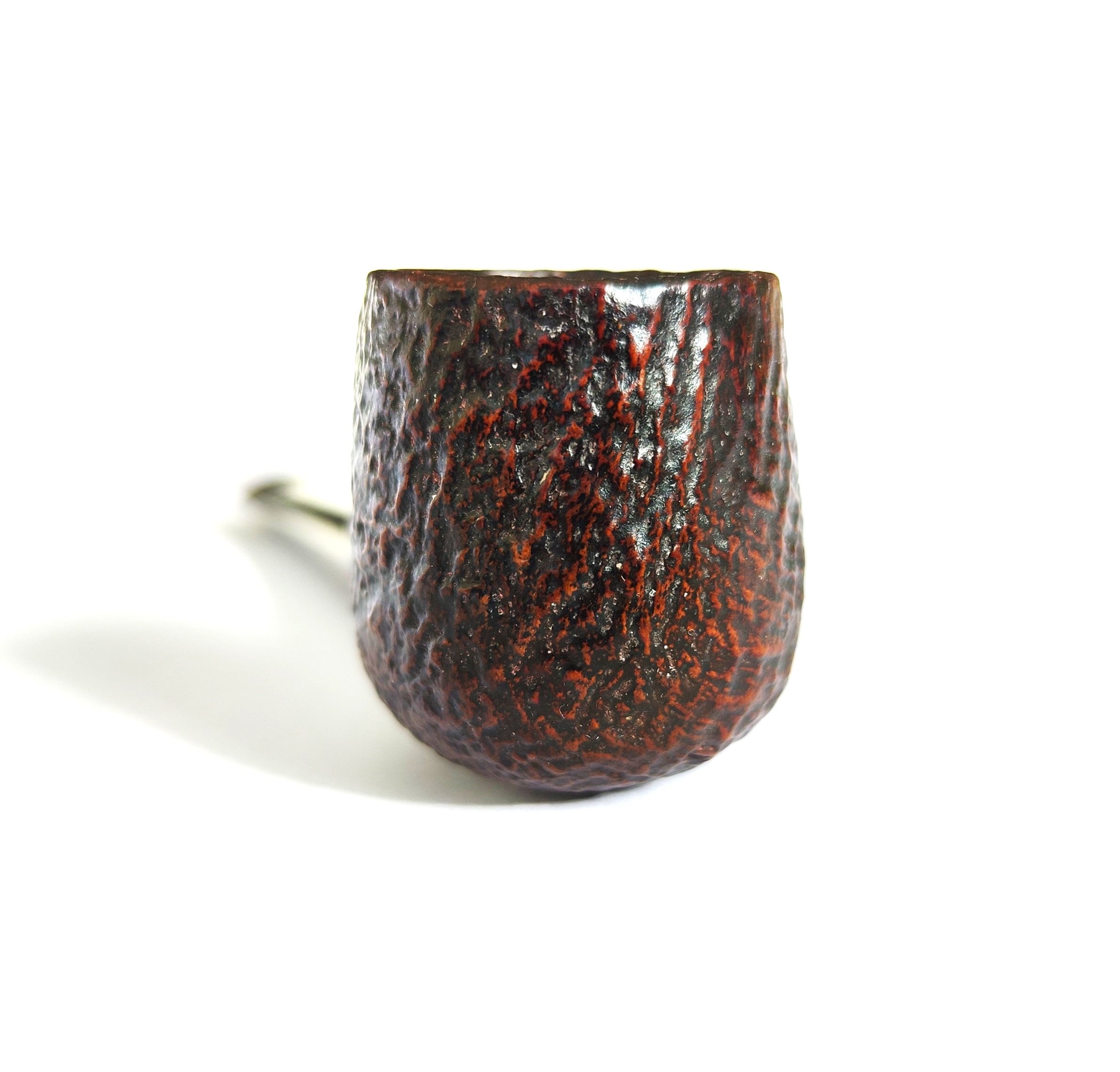 W.O. Larsen Handmade Sandblast Brandy Estate Pipe
