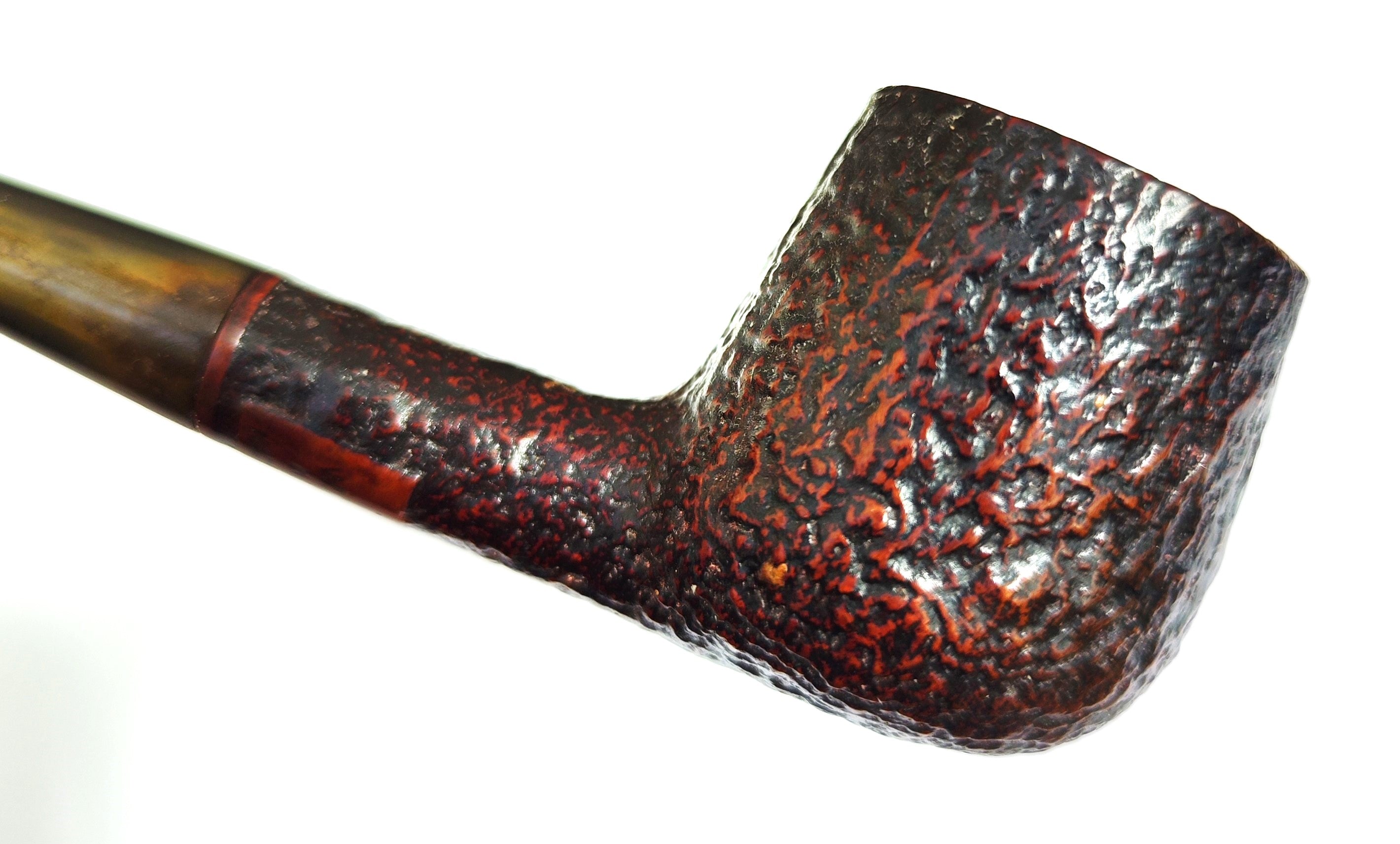 W.O. Larsen Handmade Sandblast Brandy Estate Pipe