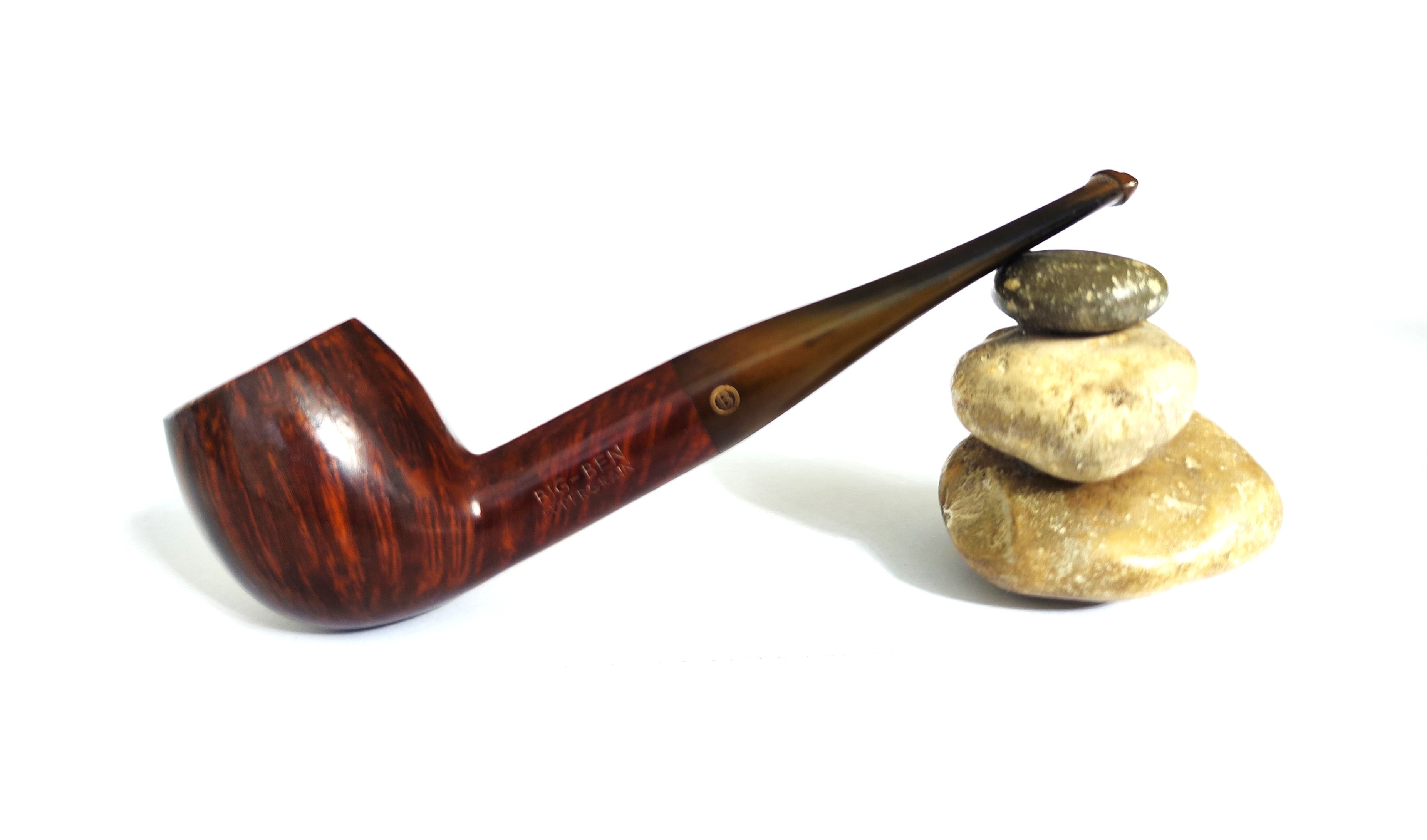 Big-Ben Supergrain: Spectacular 360° Straight Grain Apple Estate Pipe
