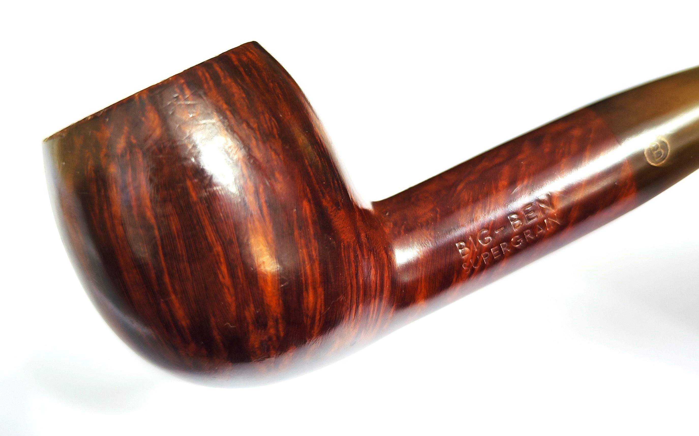 Big-Ben Supergrain: Spectacular 360° Straight Grain Apple Estate Pipe