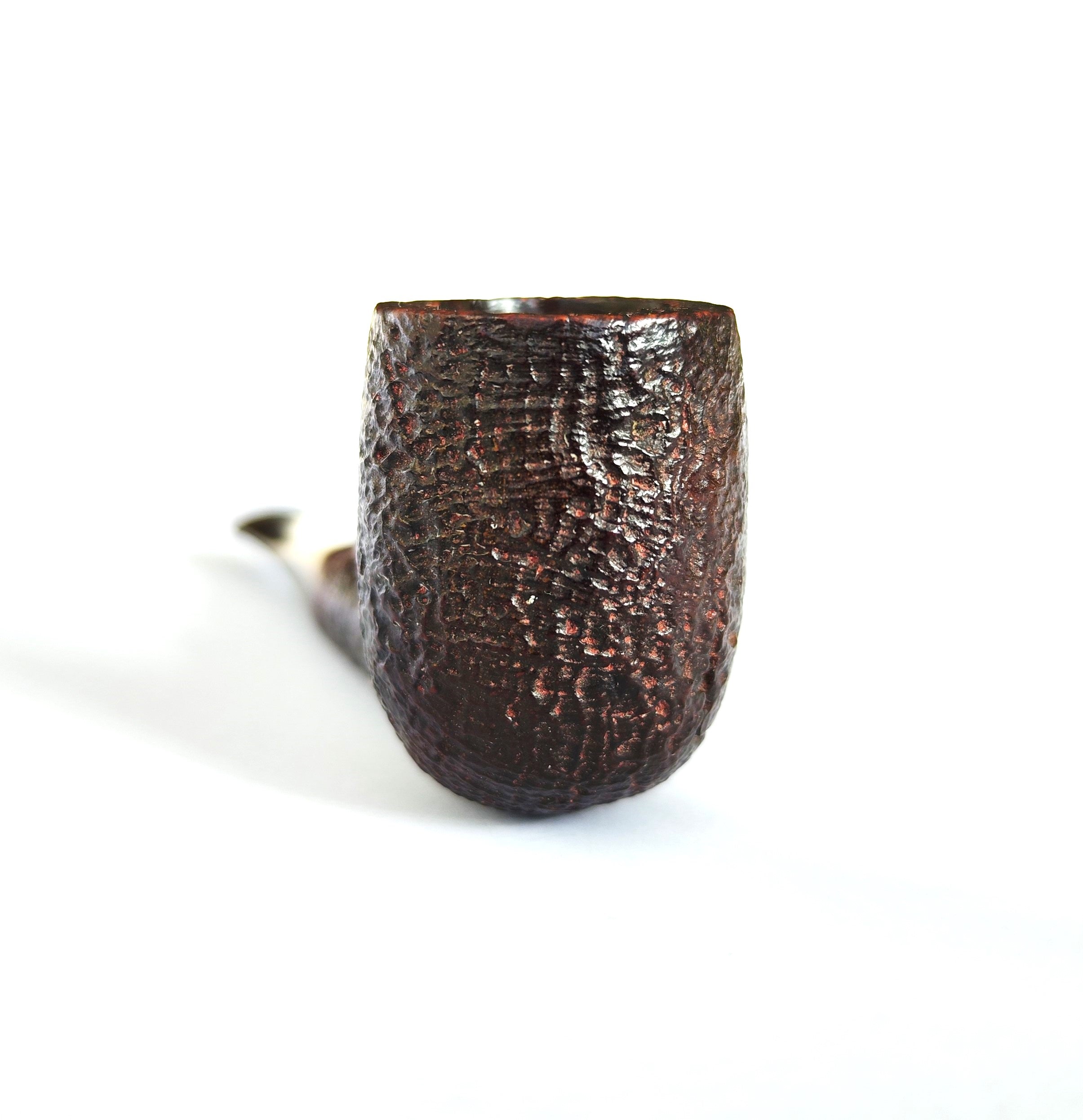 Harcourt Made in England (A1444) | Sandblast Stout Billiard Estate Pipe