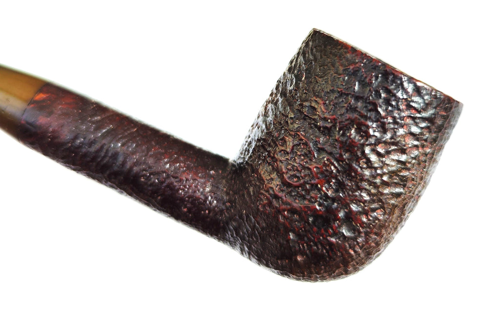Harcourt Made in England (A1444) | Sandblast Stout Billiard Estate Pipe