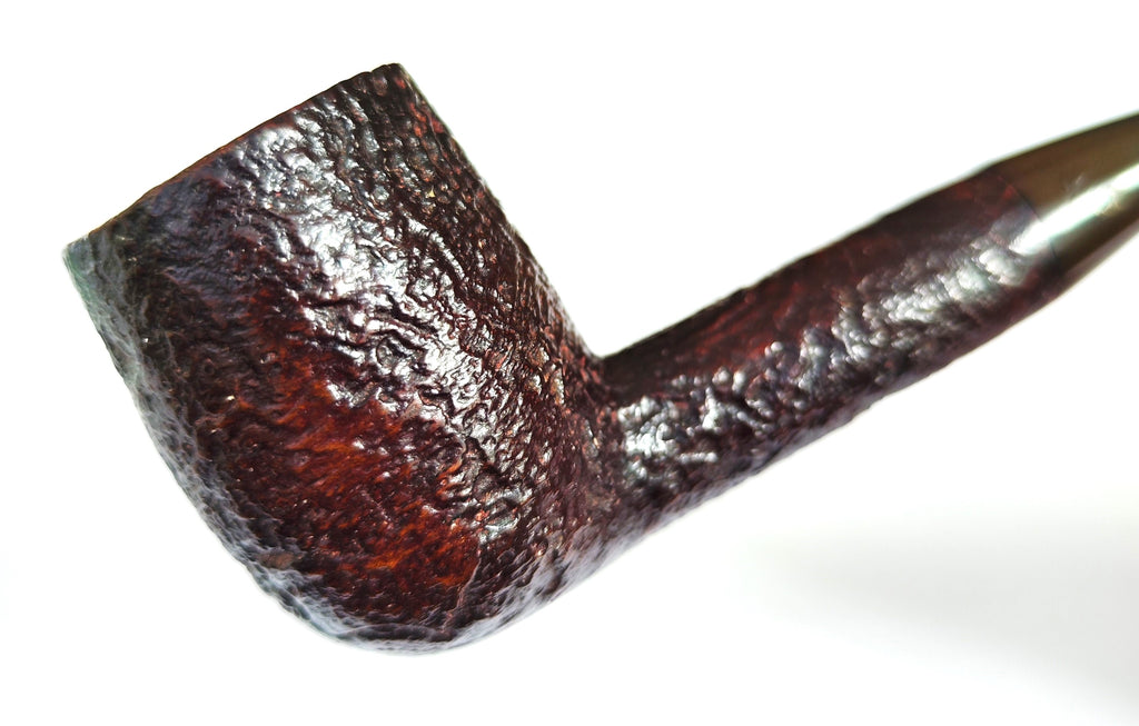 Harcourt Made in England (A1444) | Sandblast Stout Billiard Estate Pipe