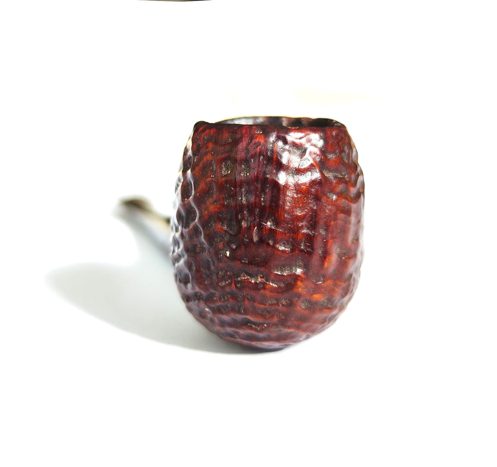 Heritage Antique (33) Sandblast Apple – Spectacular 360 Ring Grain Estate Pipe
