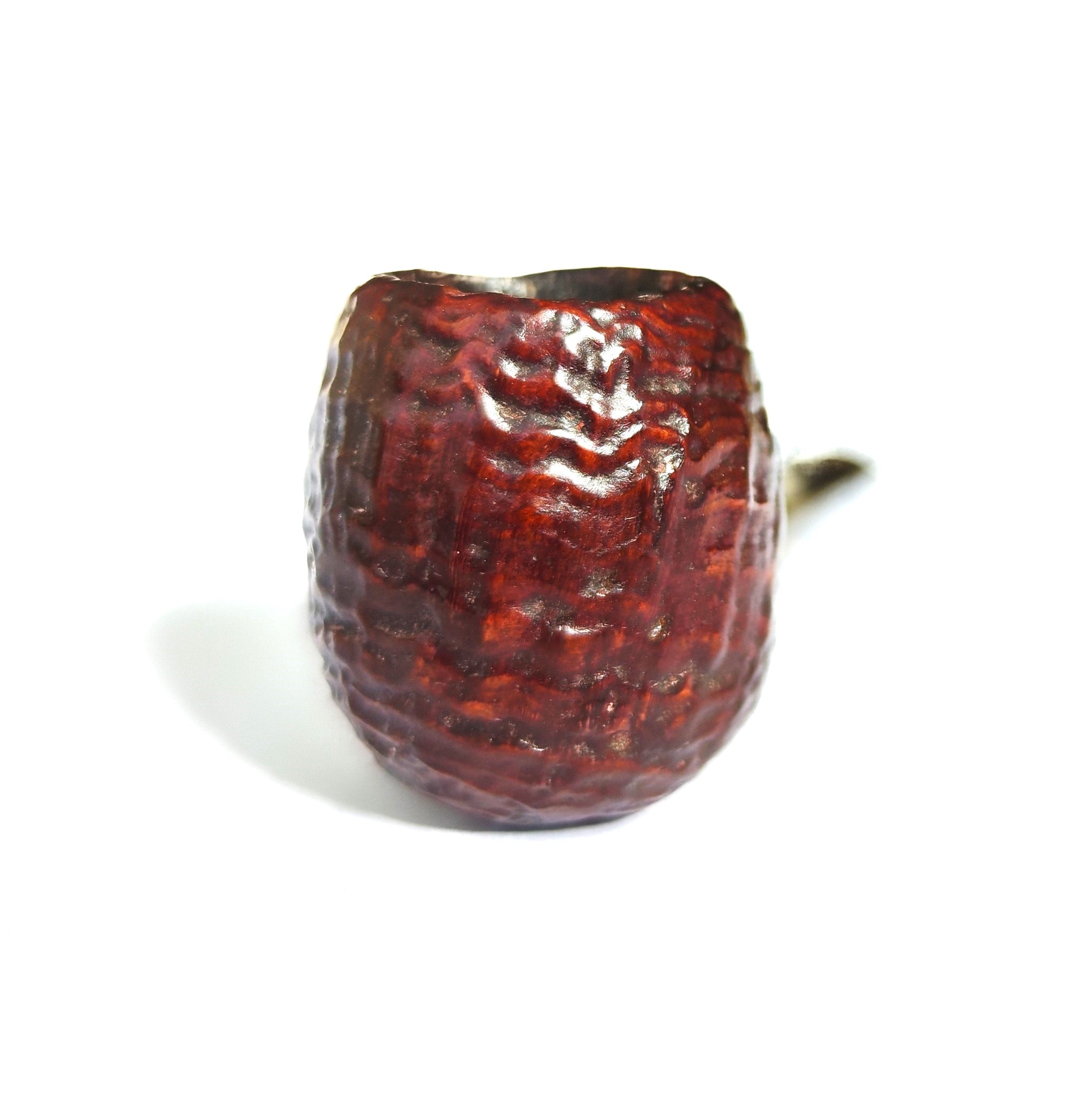 Heritage Antique (33) Sandblast Apple – Spectacular 360 Ring Grain Estate Pipe
