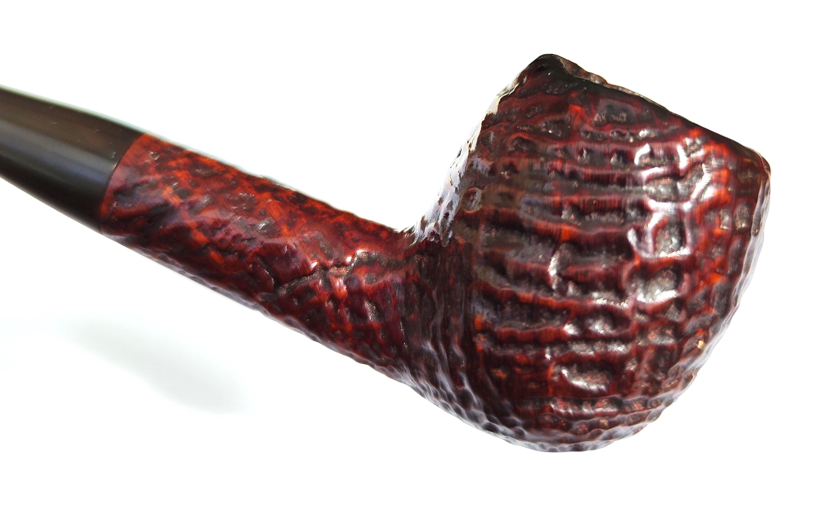 Heritage Antique (33) Sandblast Apple – Spectacular 360 Ring Grain Estate Pipe
