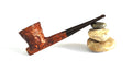 Vintage Wally Frank "Cherokee" – Rustic Log-Shaped Estate Pipe