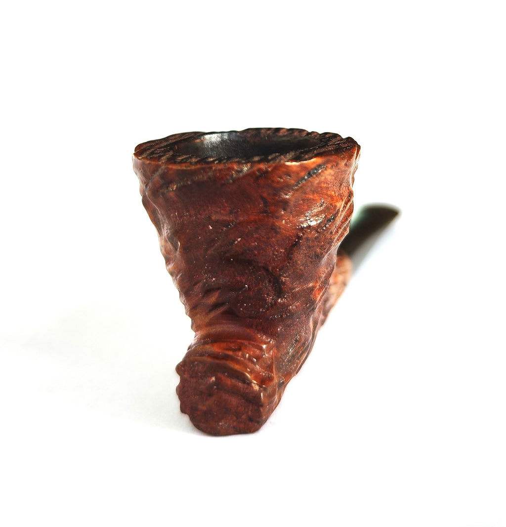 Vintage Wally Frank "Cherokee" – Rustic Log-Shaped Estate Pipe
