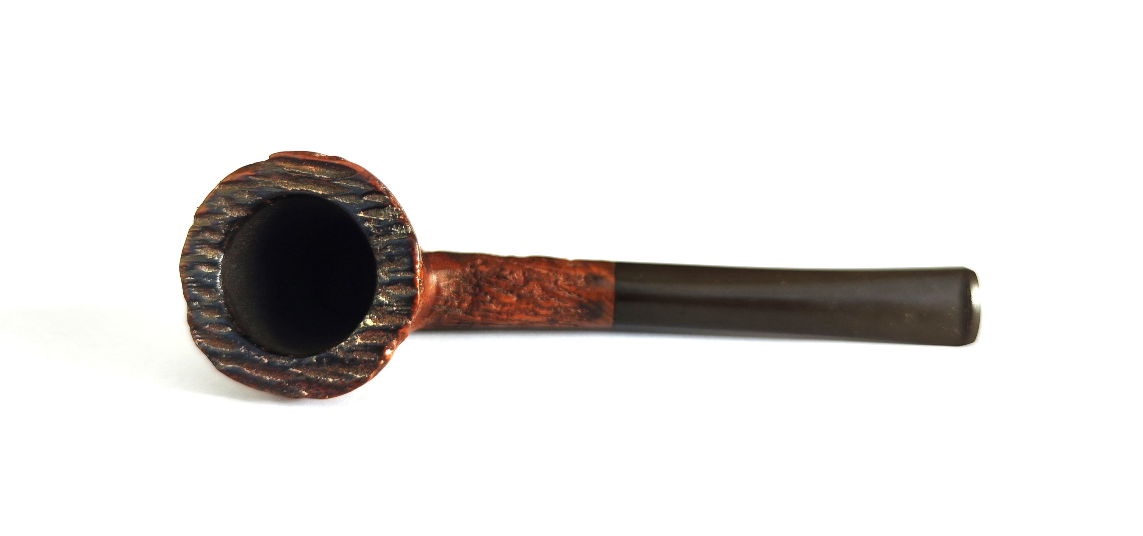 Vintage Wally Frank "Cherokee" – Rustic Log-Shaped Estate Pipe