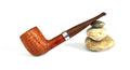 Unbranded Italian Estate Pipe – Delicate Rusticated Billiard