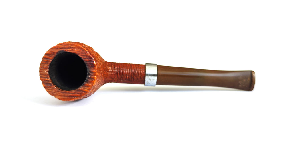 Unbranded Italian Estate Pipe – Delicate Rusticated Billiard