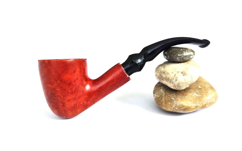 Vintage Imported Briar | Freehand Bent Dublin Estate Pipe