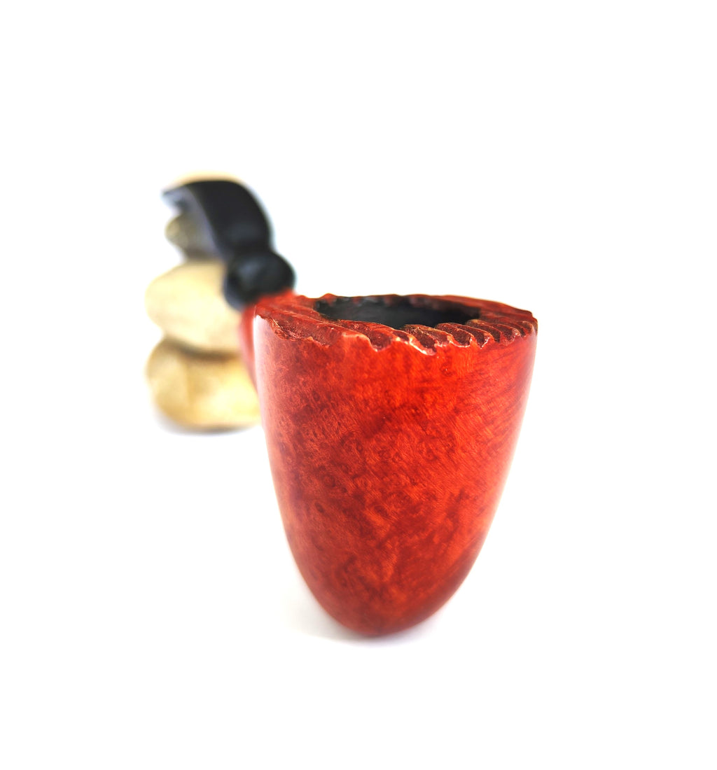 Vintage Imported Briar | Freehand Bent Dublin Estate Pipe