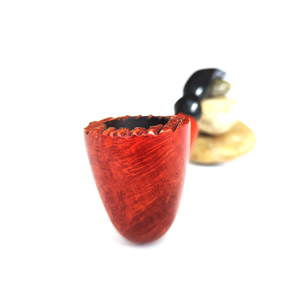 Vintage Imported Briar | Freehand Bent Dublin Estate Pipe
