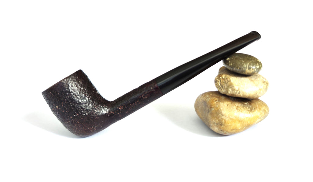 Captain Black BX18 – Sandblast Billiard (Made in England by Orlik) Estate Pipe