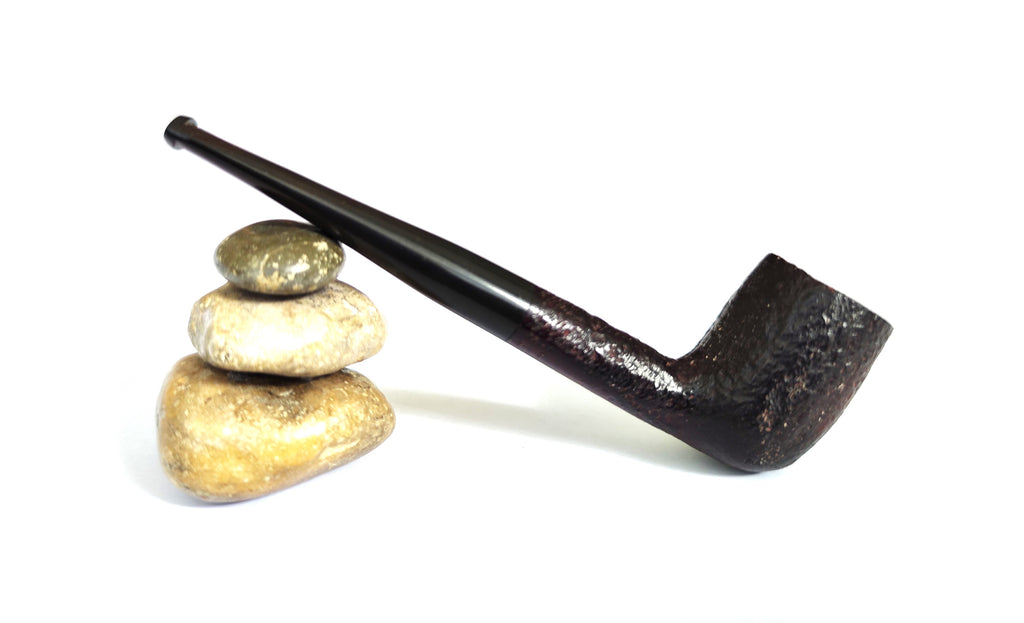 Captain Black BX18 – Sandblast Billiard (Made in England by Orlik) Estate Pipe