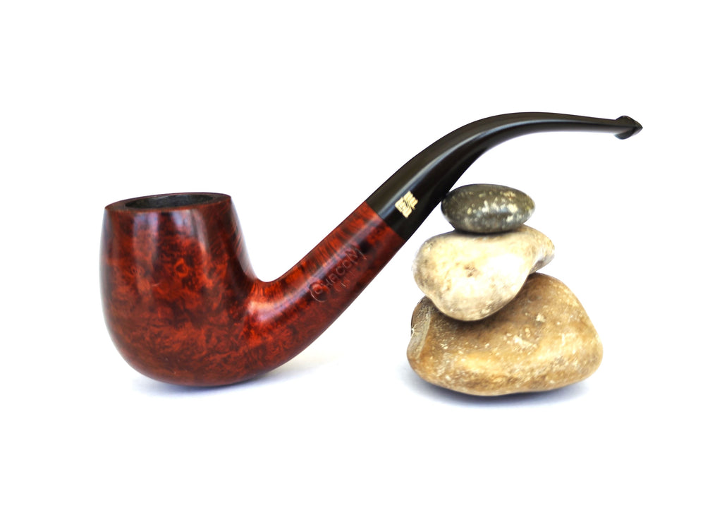 Chacom Club (43) Made for "Tabac du Palais" Nancy Bent Billiard Estate Pipe