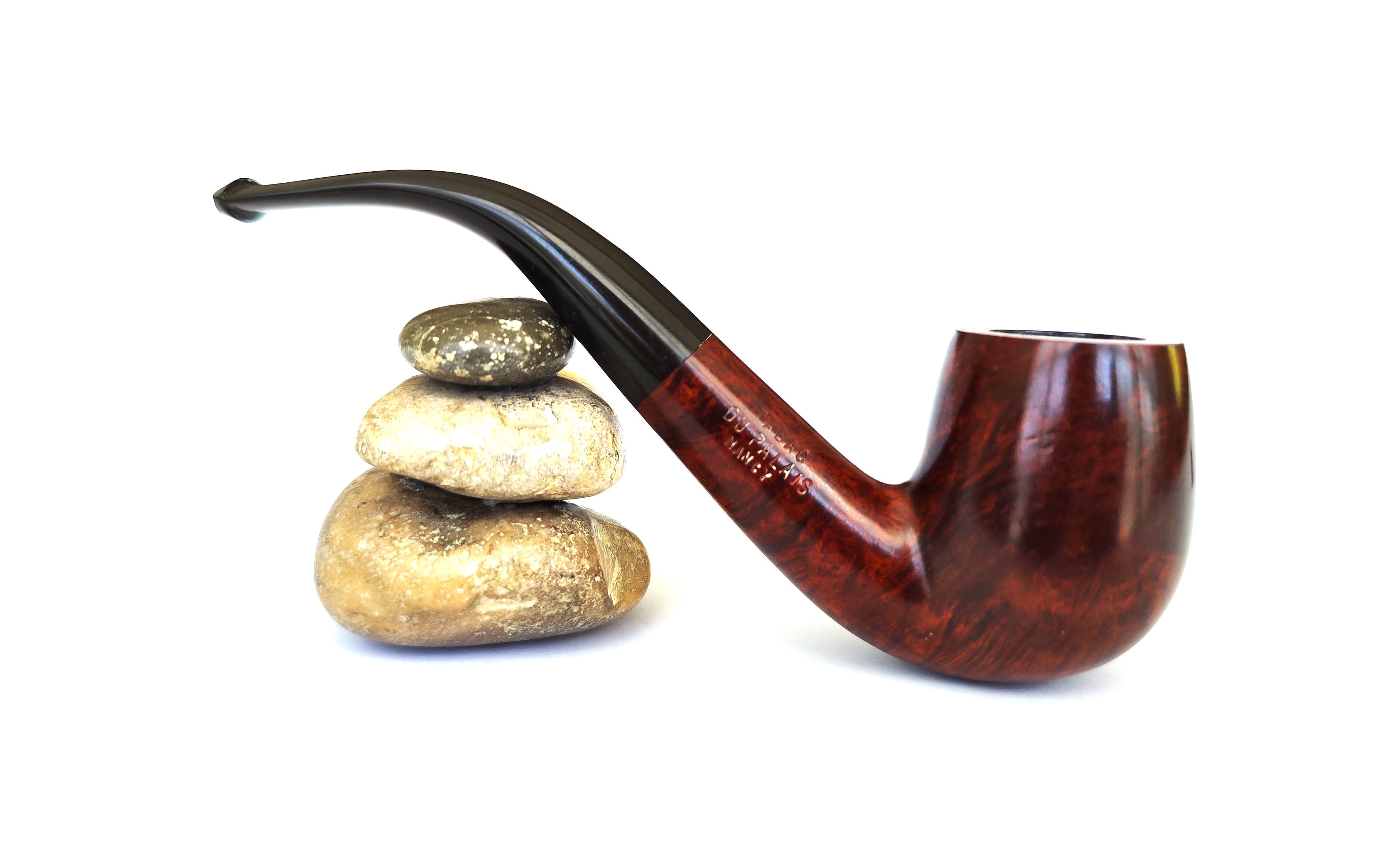 Chacom Club (43) Made for "Tabac du Palais" Nancy Bent Billiard Estate Pipe