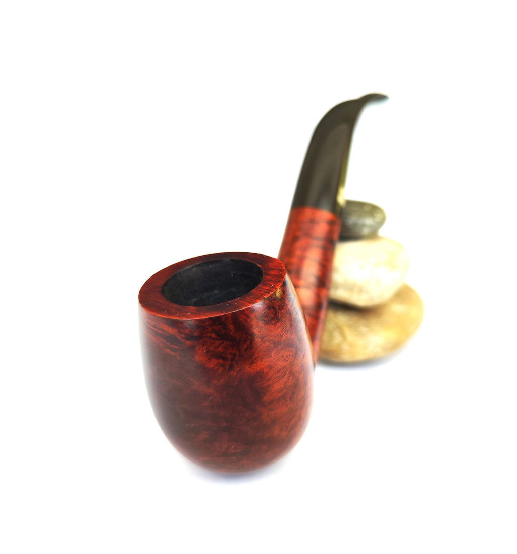 Chacom Club (43) Made for "Tabac du Palais" Nancy Bent Billiard Estate Pipe