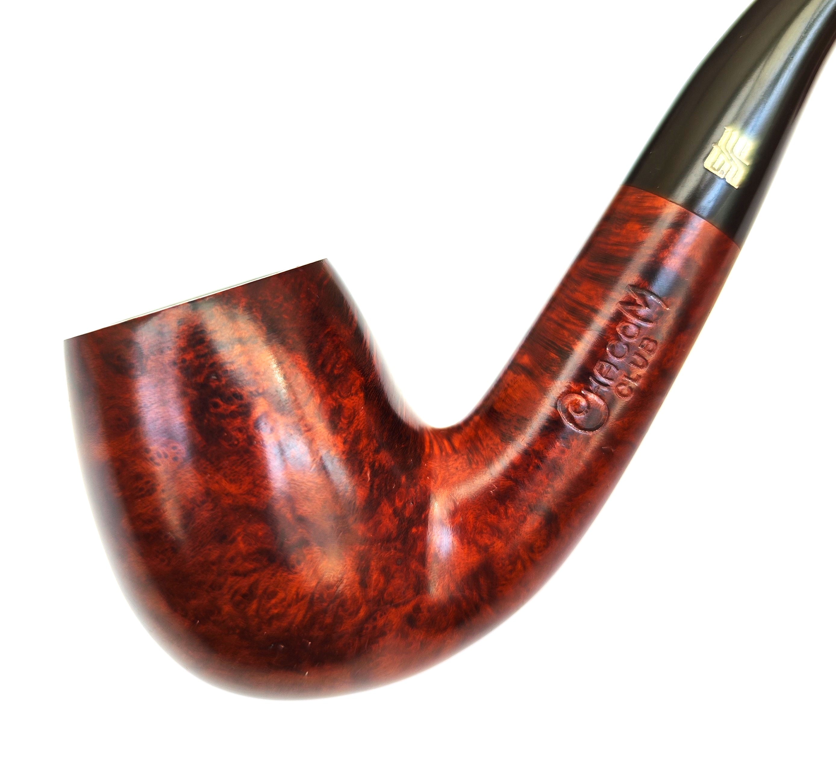 Chacom Club (43) Made for "Tabac du Palais" Nancy Bent Billiard Estate Pipe