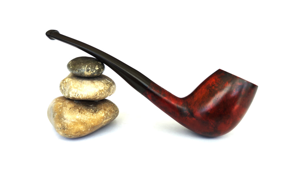 Ropp Velvet Slightly Bent Canted Egg Estate Pipe