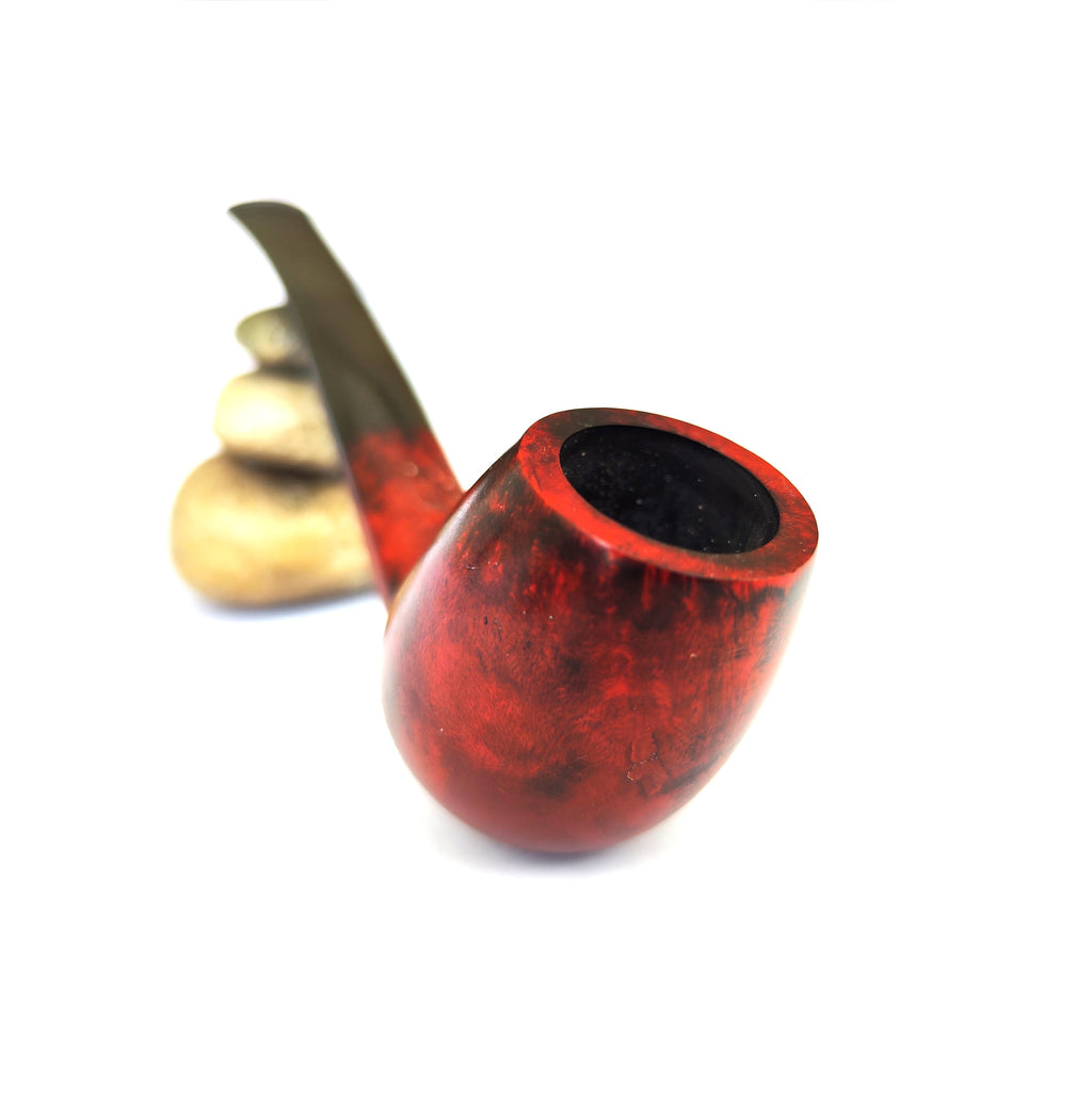 Ropp Velvet Slightly Bent Canted Egg Estate Pipe