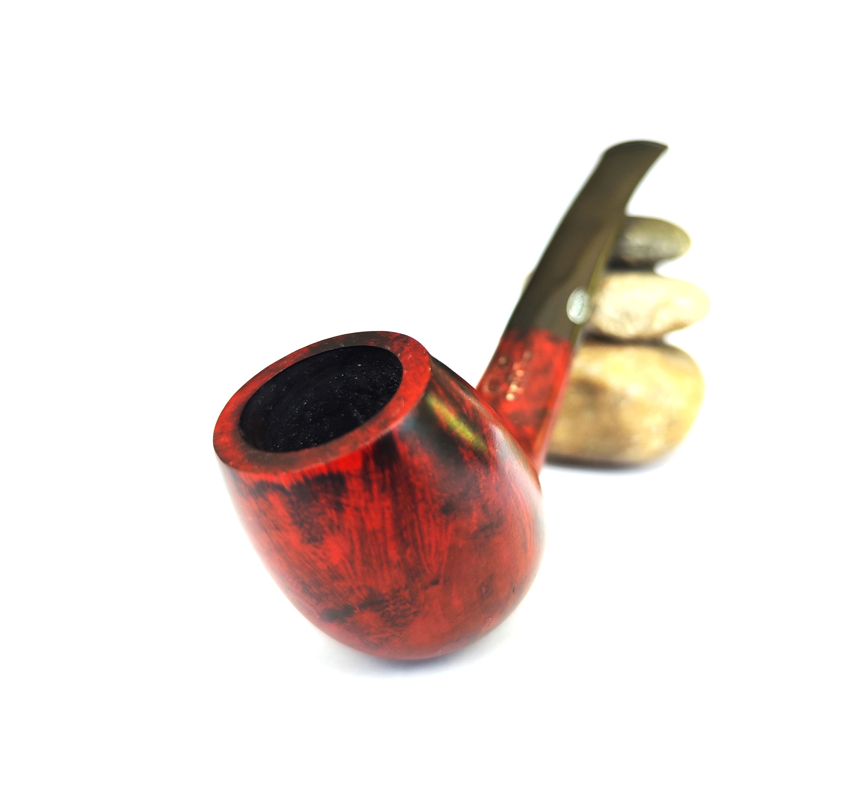 Ropp Velvet Slightly Bent Canted Egg Estate Pipe