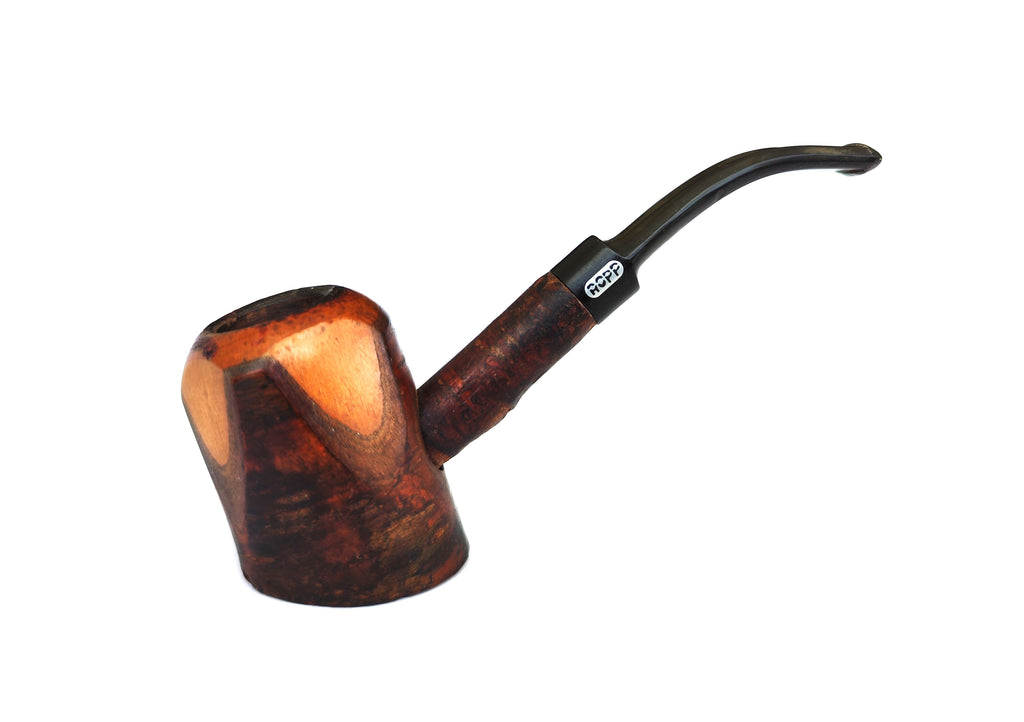 Vintage Ropp Papa (5) Cherrywood Poker Estate Pipe