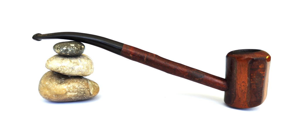 Vintage Ropp De Luxe (786) Cherrywood Churchwarden Estate Pipe
