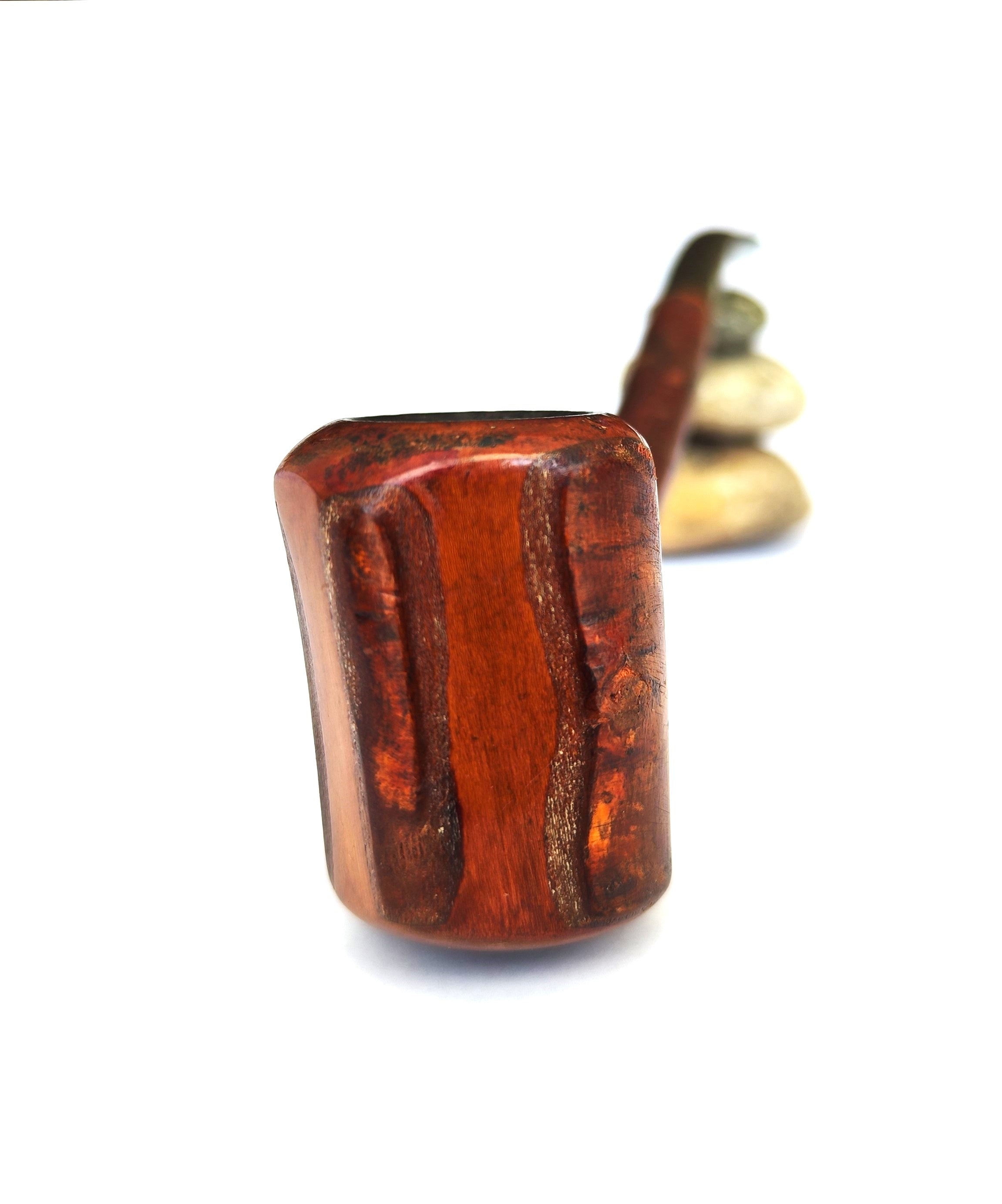 Vintage Ropp De Luxe (786) Cherrywood Churchwarden Estate Pipe