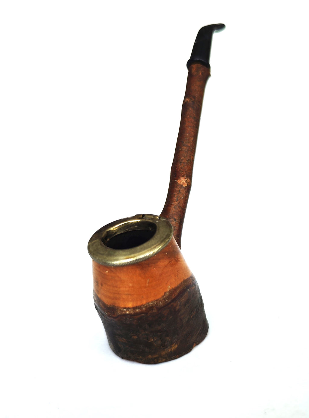 Vintage Cherrywood Poker Estate Pipe – Rim Mount