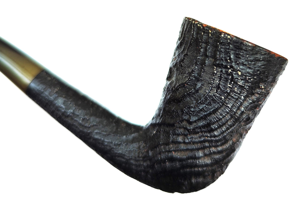 Vintage Hilson Double Ecume (202) – Sandblast Slim Dublin Estate Pipe